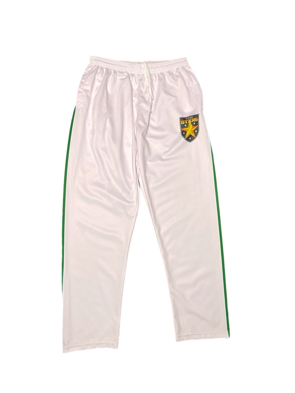 Mens Cricket KMSC Stars White Sweatpants
